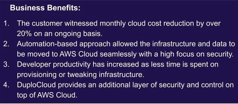 DuploCloud Case Study: Clairvolex Achieves Frictionless Migration to AWS