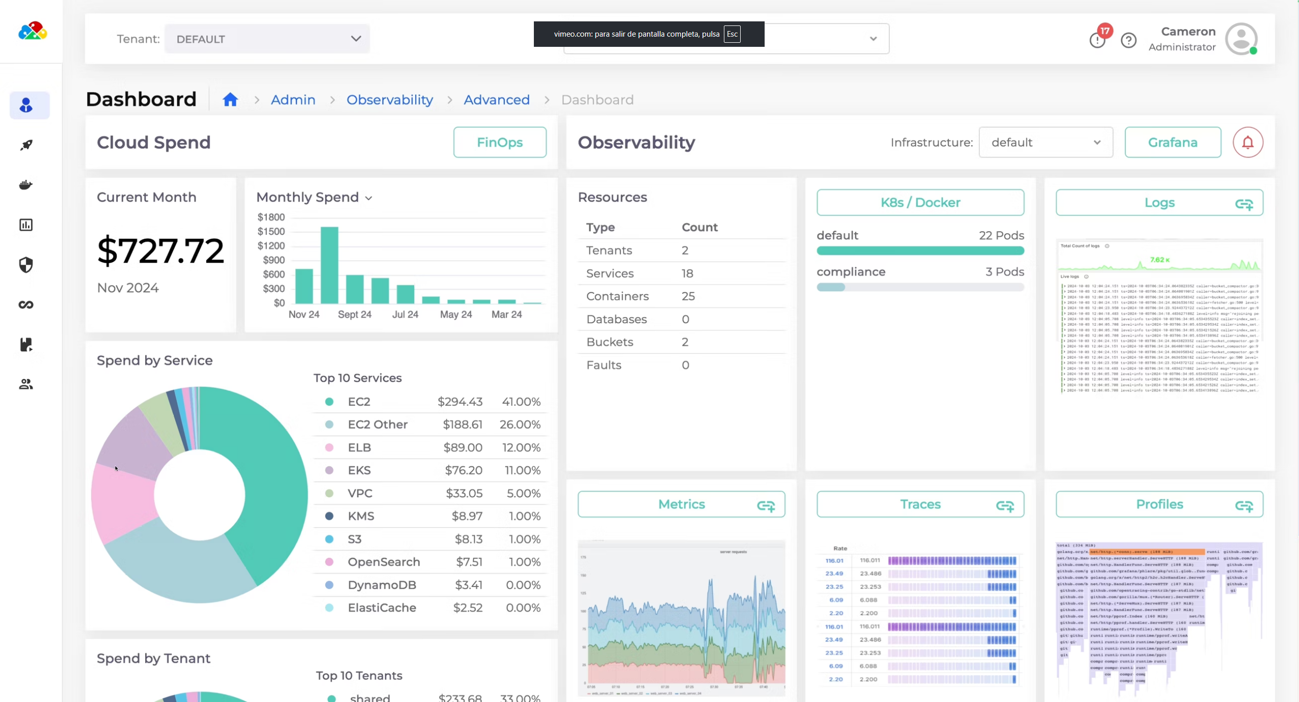 DuploCloud Observability